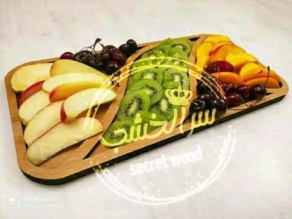 ⁦صحن خشب للمكسرات أو الفواكه⁩ - الصورة ⁦3⁩