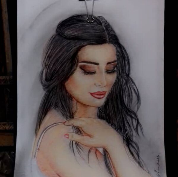 رسم لوحة بورتريه لشخص أو صورة