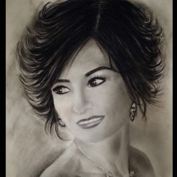 رسم لوحة بورتريه لشخص أو صورة